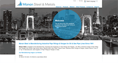 Desktop Screenshot of manansteel.com